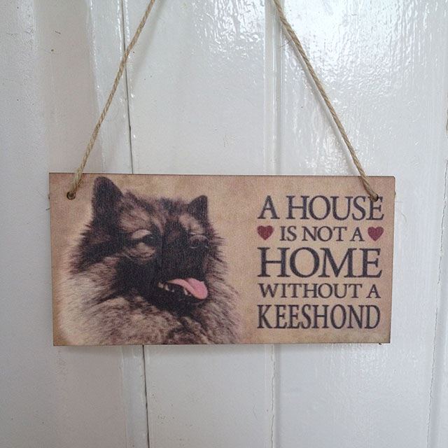 KEESHOND DOOR SIGN